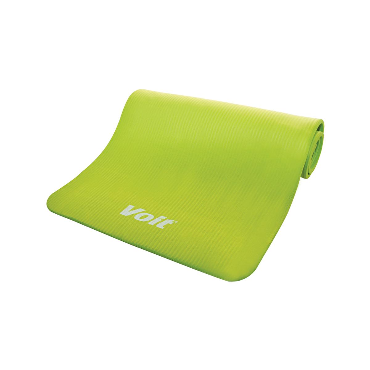 Voit Green NBR Yoga Mat 1 cm - Non-Slip, Eco-Friendly Fitness Accessory for Yoga Practice