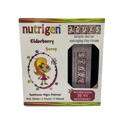 Nutrigen Elderberry Syrup Supplement with Anti-Aging Day Cream Package - Boosts Immune System, Anti-Aging Benefits