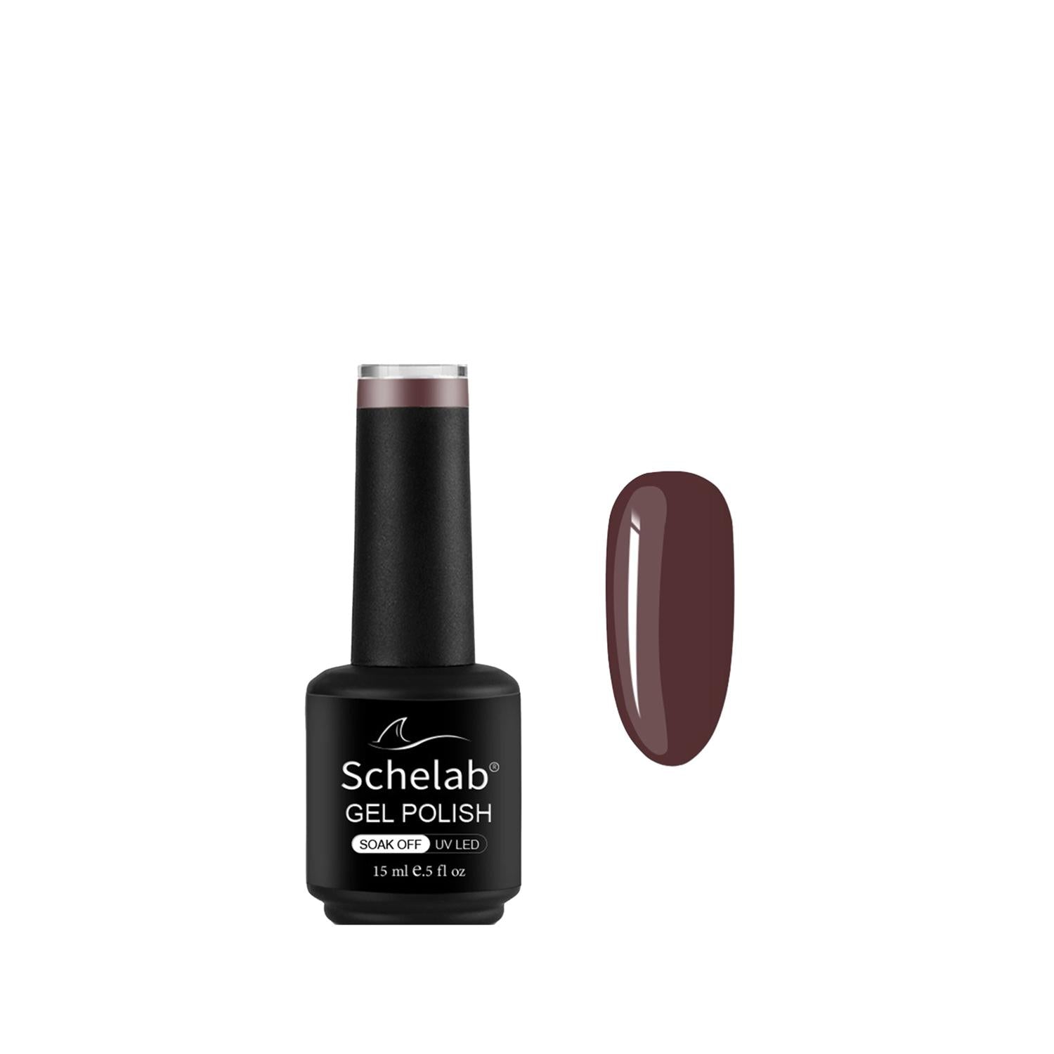 Schelab 3 Step Gel Nail Polish 034 - Long Lasting Nail Color for At-Home Care