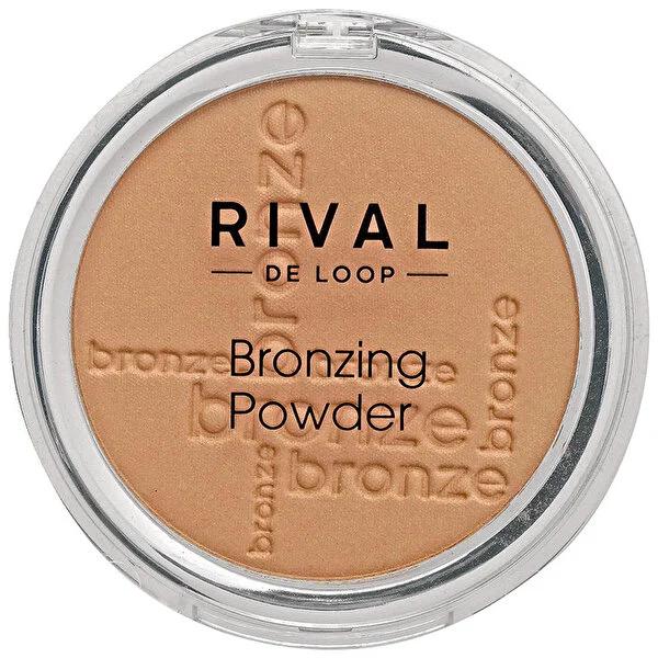 Rival de Loop Bronzing Powder - Salted Caramel, 9.5g - Natural Glow with Grape Seed Oil & Shimmering Pigments