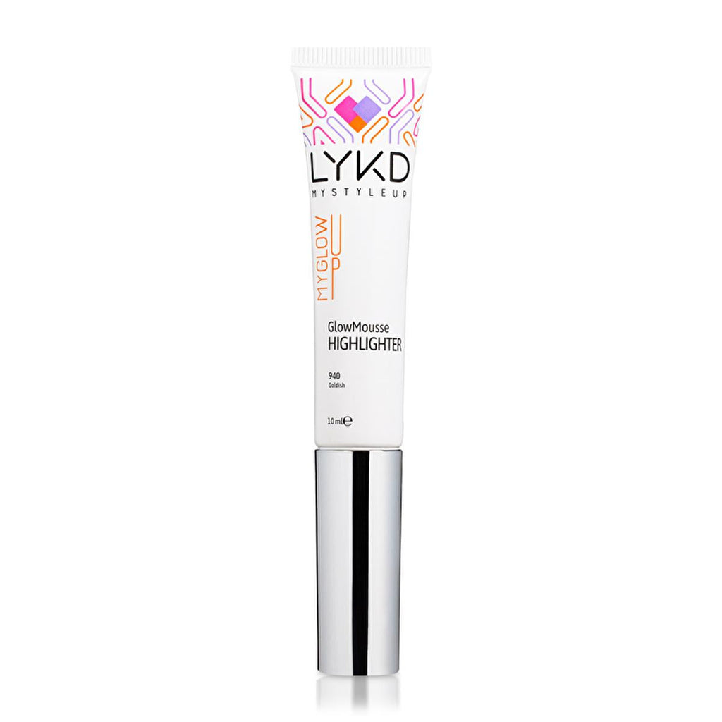 LYKD Mousse Highlighter Goldish - Natural Glow Makeup for All Skin Tones