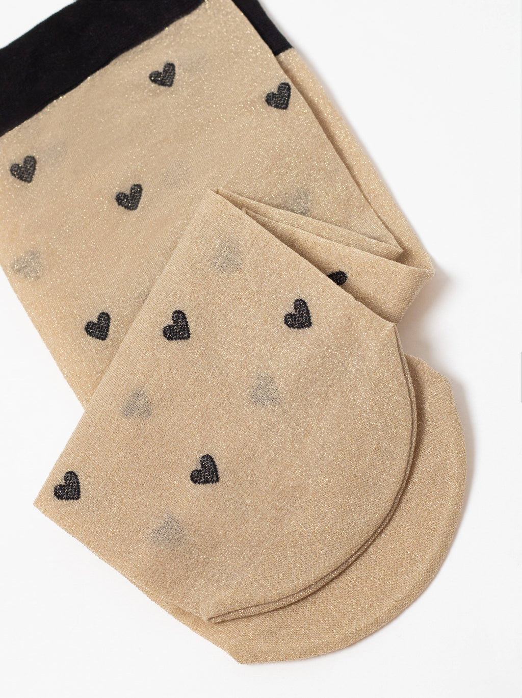 TheRanok.com Shimmering Socks Conte Fantasy - "Hearts" Designs — size reference