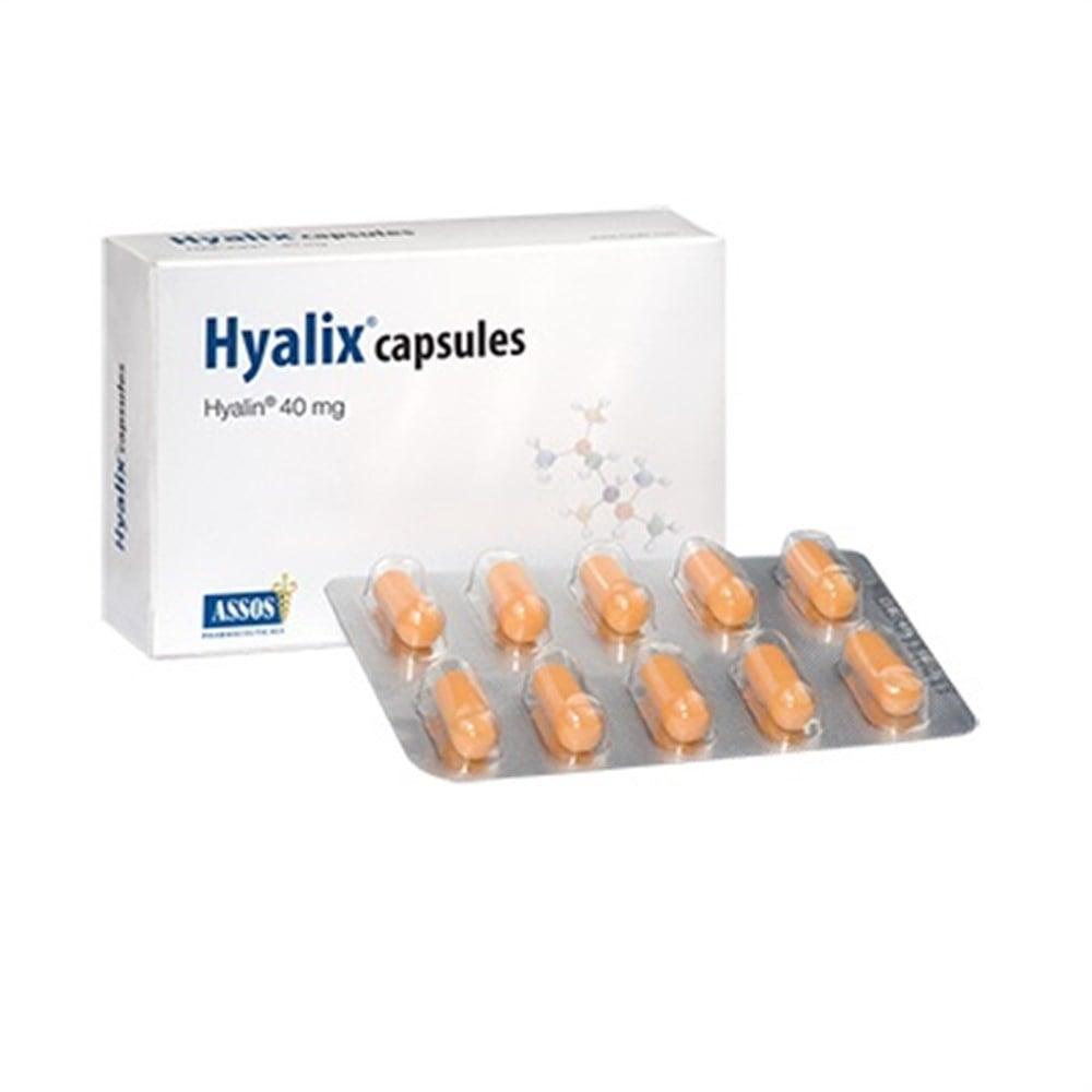 Hyalix Hyaluronic Acid Supplement for Joint Health & Skin Hydration - 30 Capsules