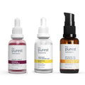 The Purest Solutions Skincare Set - Exfoliating, Brightening, Anti-aging with AHA, BHA, and Vitamin C