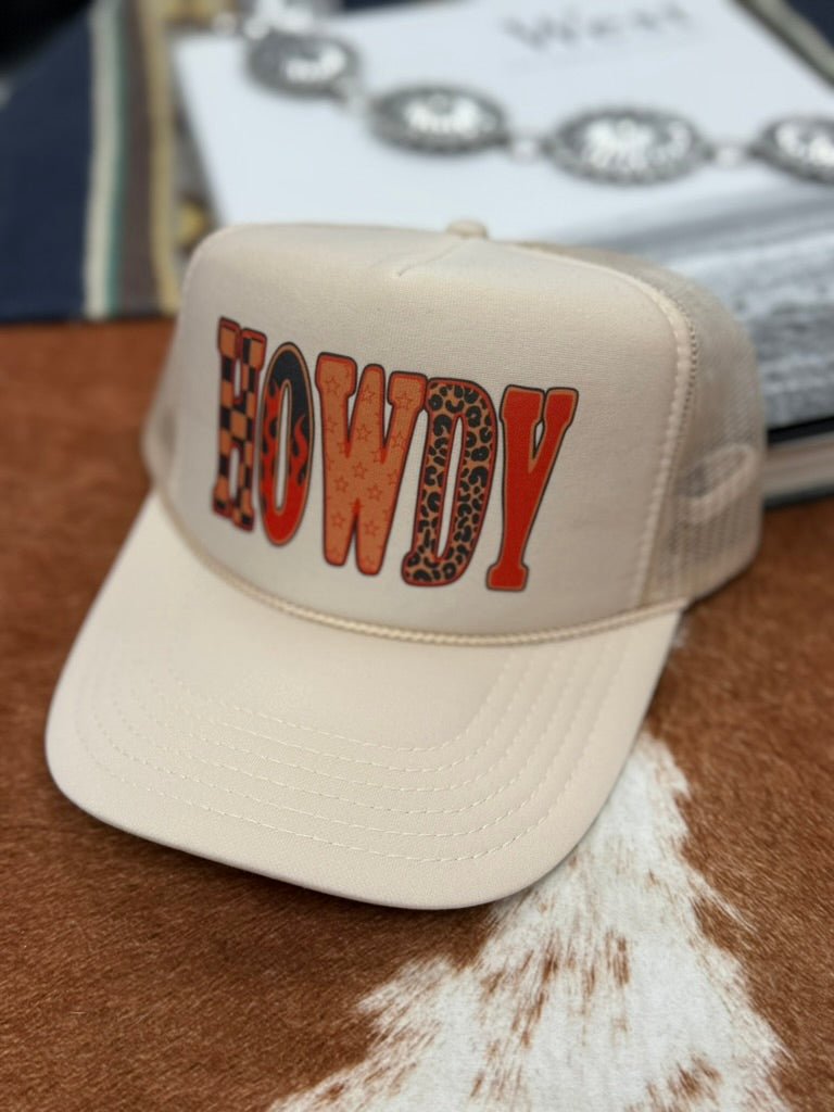 Wild Junkie Y'alternative Howdy Trucker Hat — construction detail