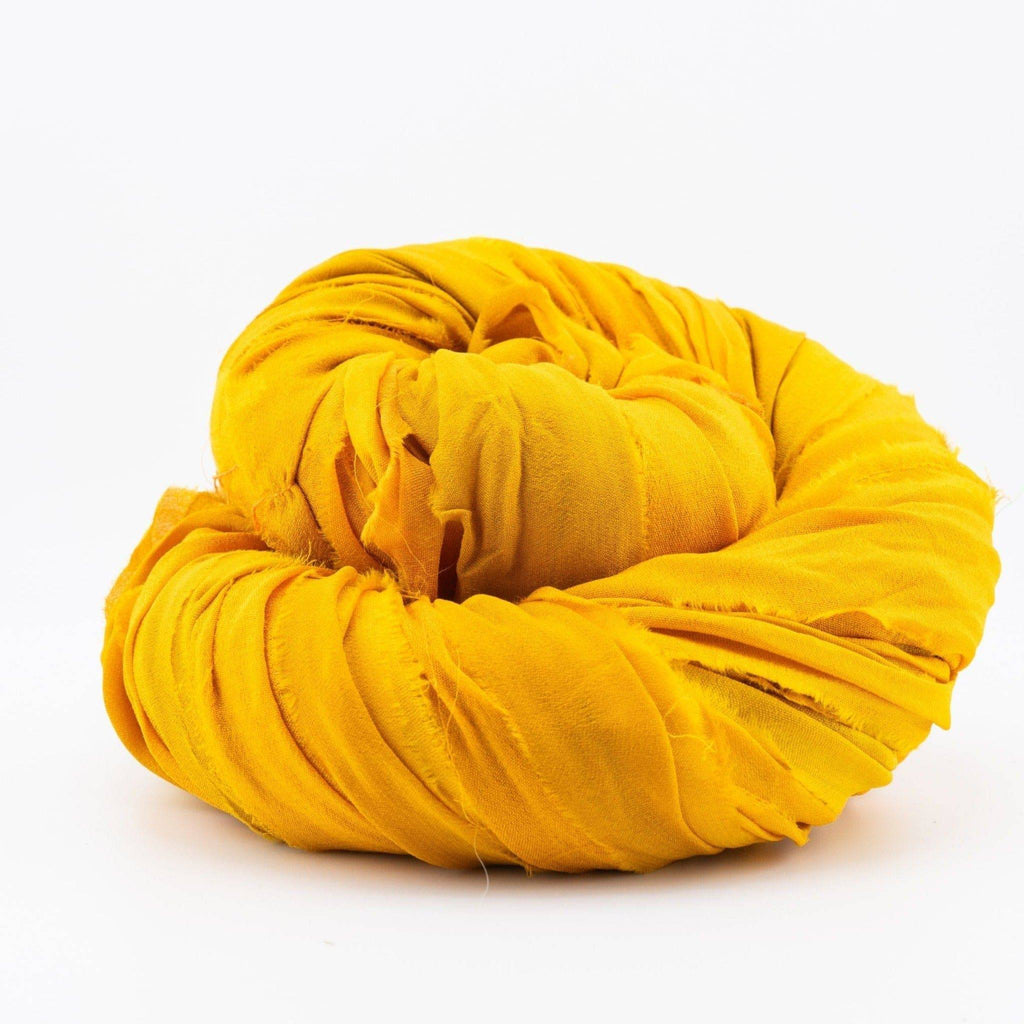 Darn Good Yarn Chiffon Ribbon Ombre Packs + Free Patterns — fabric or material detail