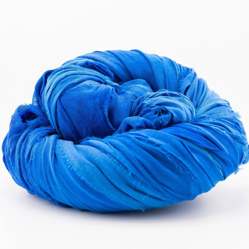 Darn Good Yarn Chiffon Ribbon Ombre Packs + Free Patterns — detail close-up