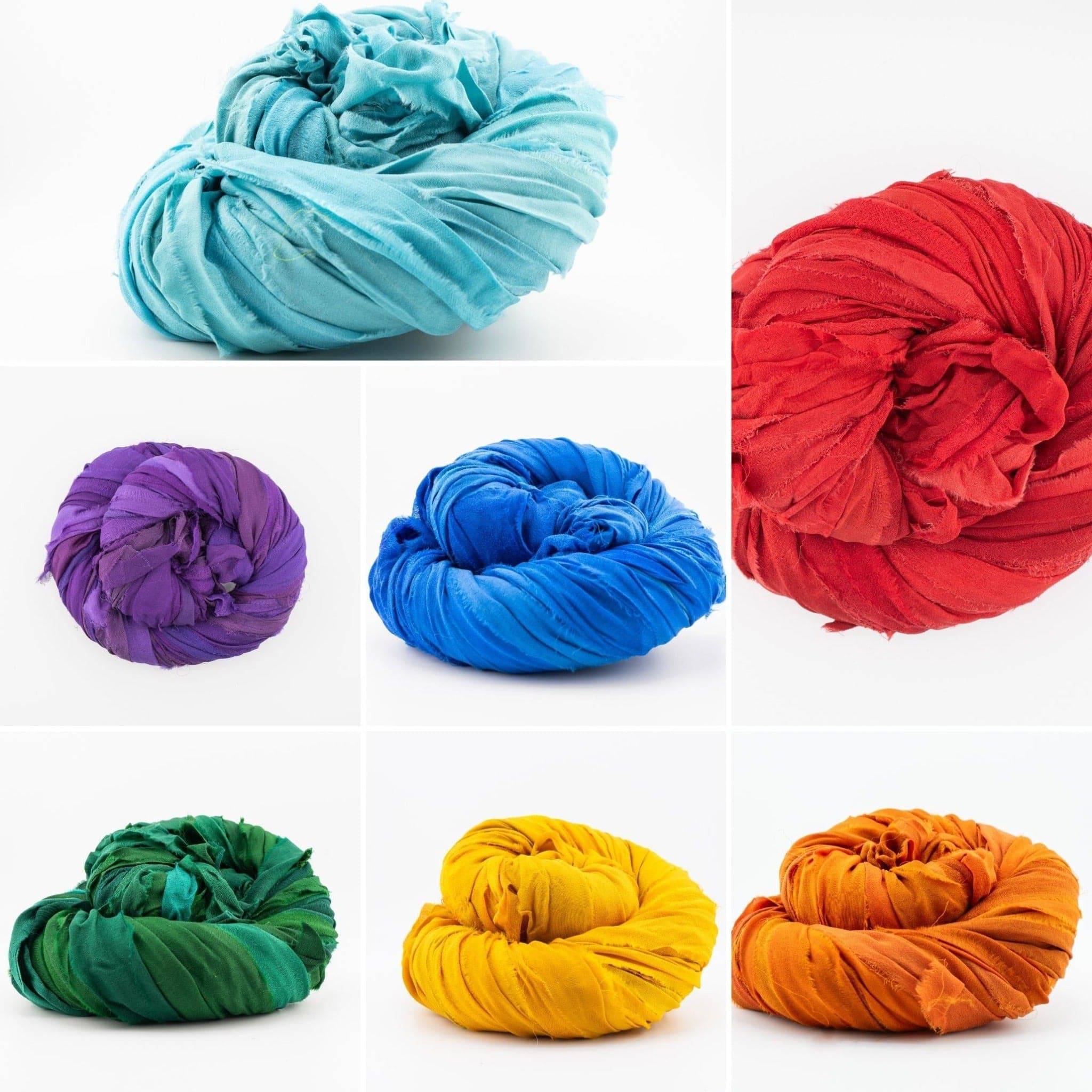 Darn Good Yarn Chiffon Ribbon Ombre Packs + Free Patterns — lifestyle context