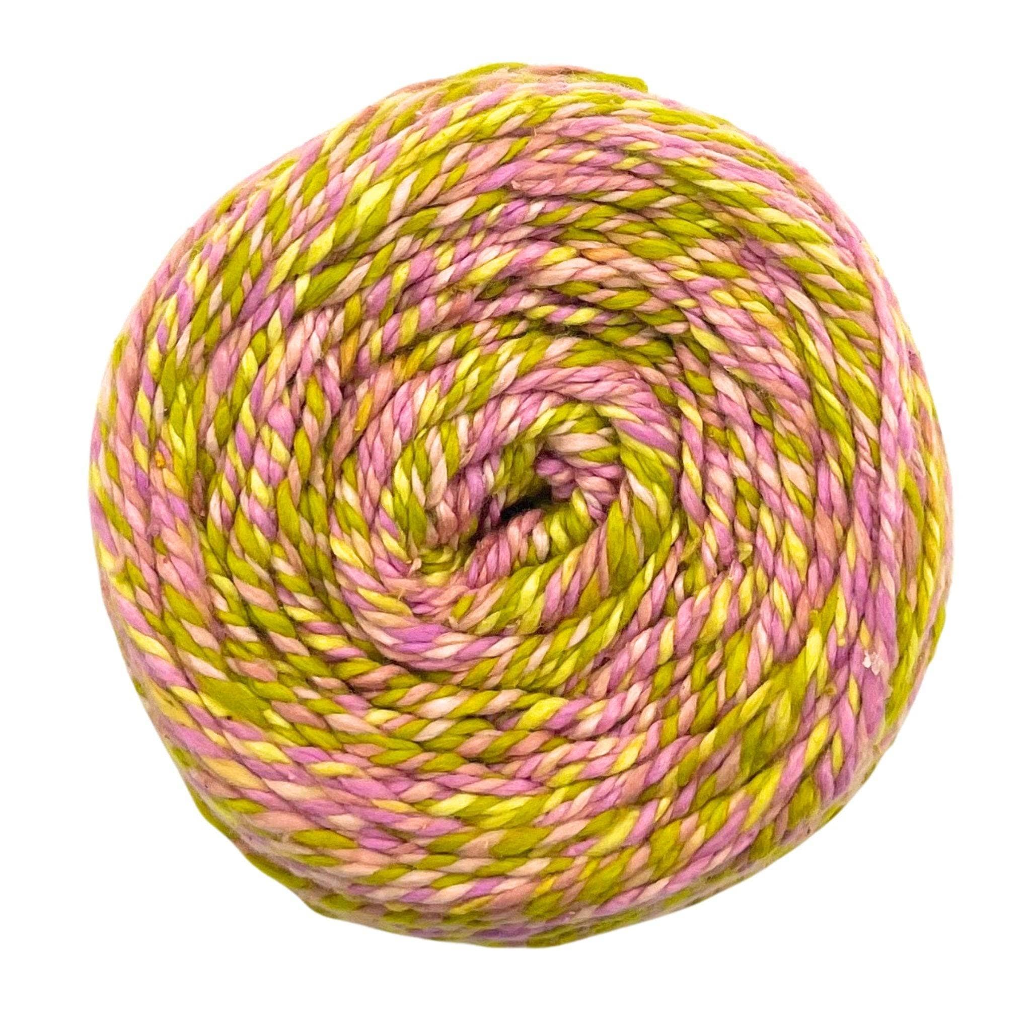 Darn Good Yarn Darn Good Twist Sport Weight Silk Yarn — comparison shot