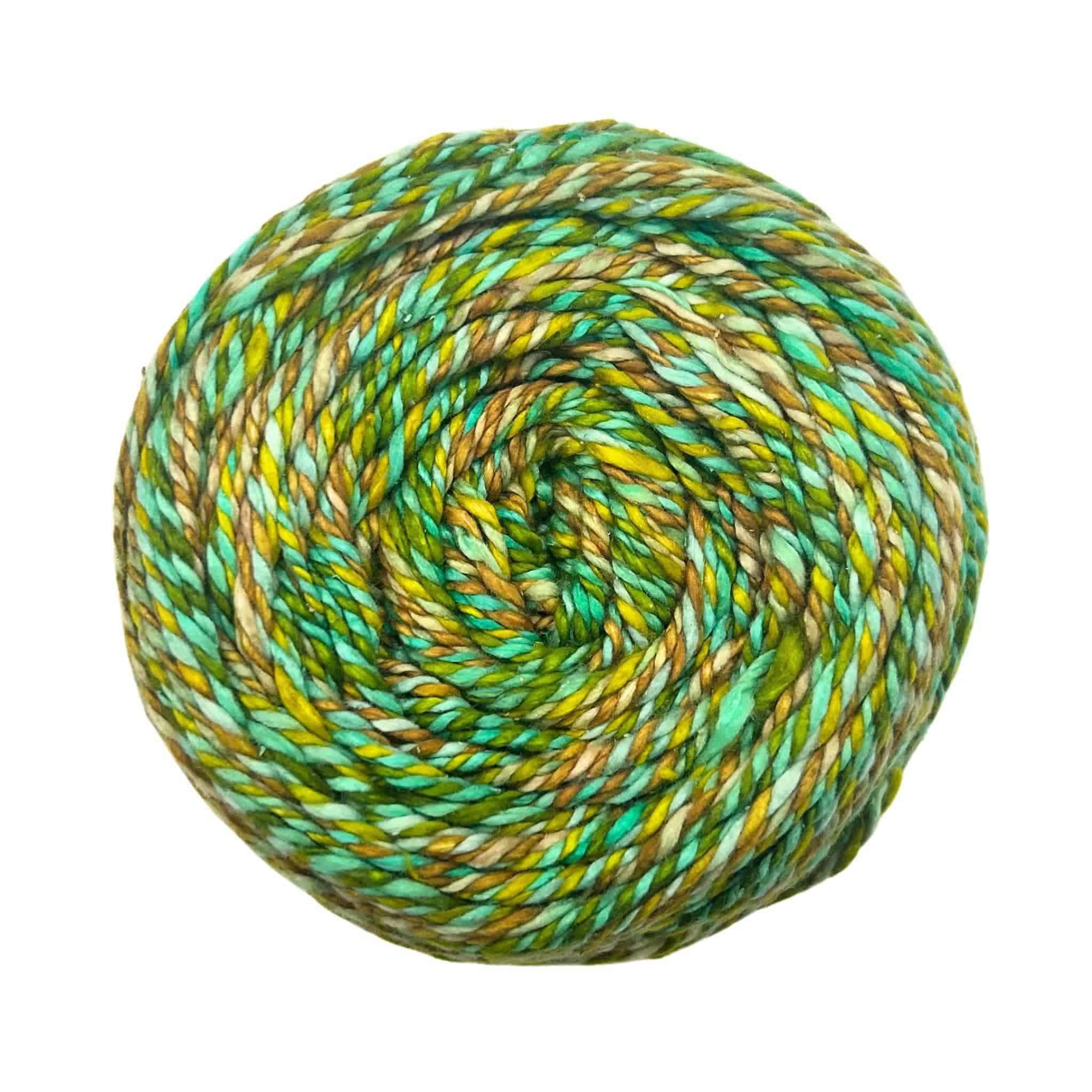 Darn Good Yarn Darn Good Twist Sport Weight Silk Yarn — side view