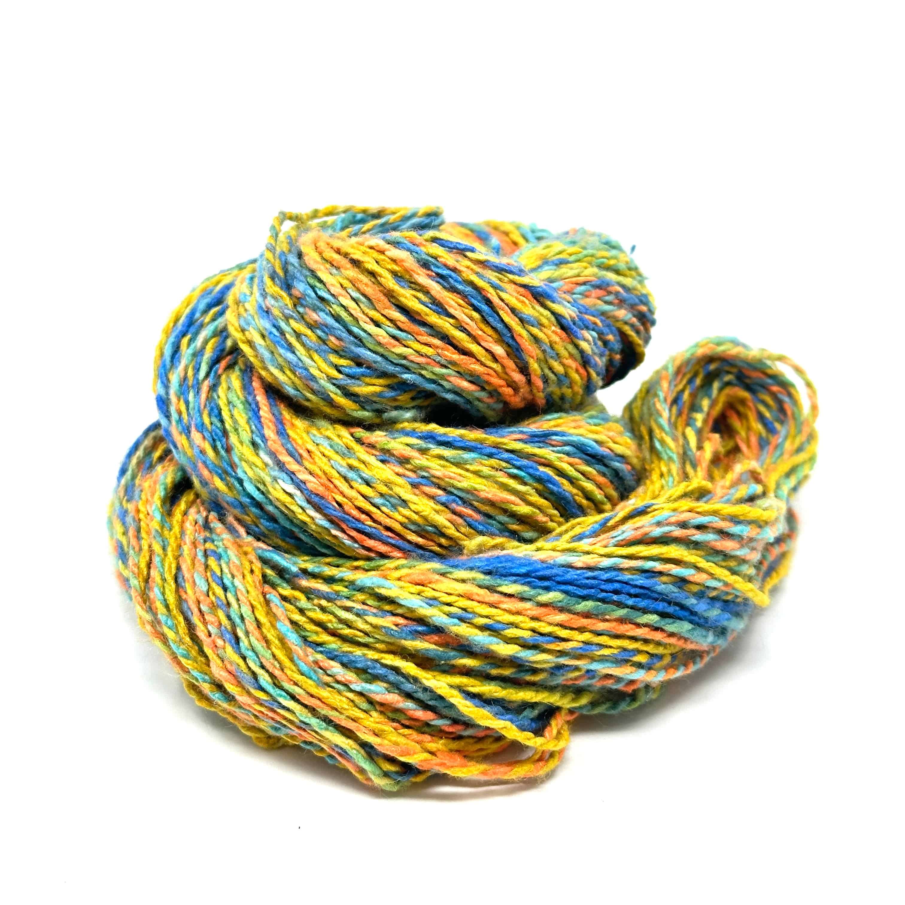 Darn Good Yarn Darn Good Twist Sport Weight Silk Yarn — size reference