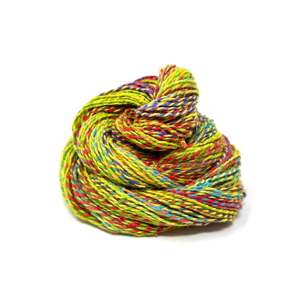 Darn Good Yarn Darn Good Twist Sport Weight Silk Yarn — product on model