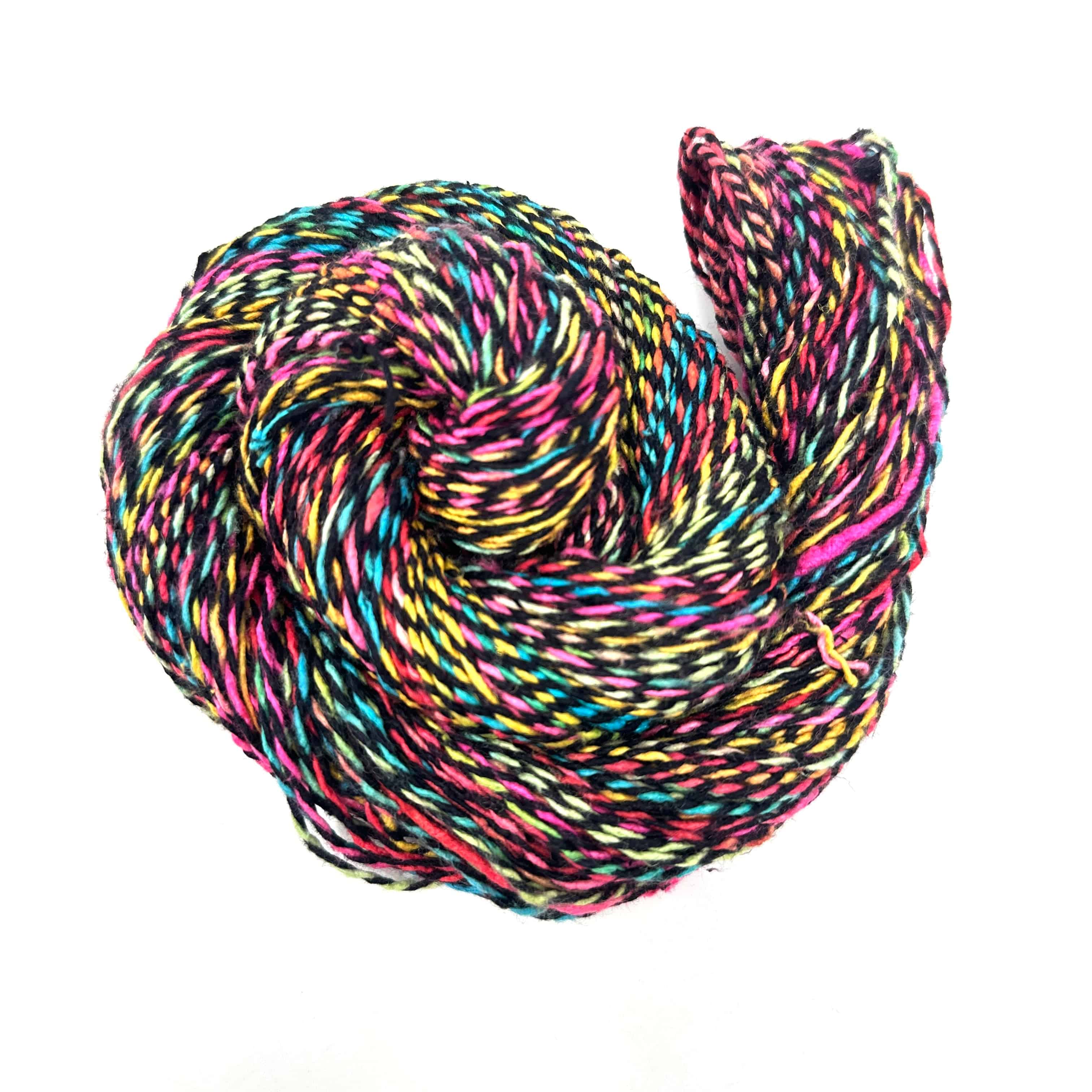 Darn Good Yarn Darn Good Twist Sport Weight Silk Yarn — flat-lay composition