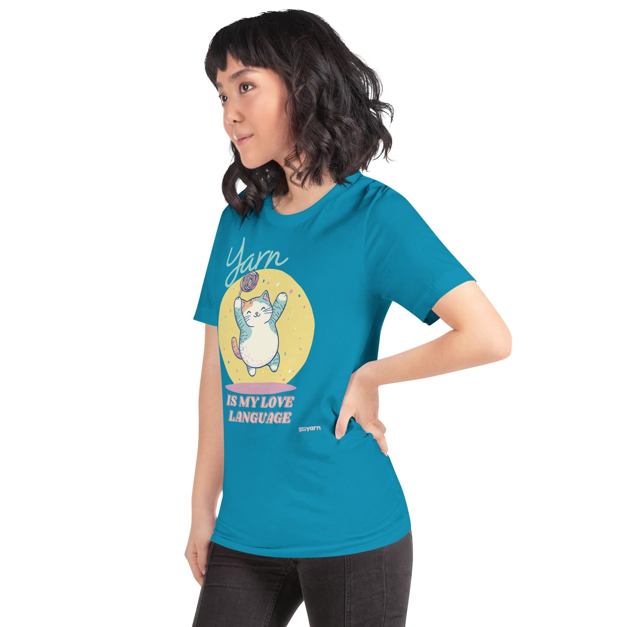 Darn Good Yarn Darn Good Yarn “Yarn is My Love Language” T-Shirt — feature highlight