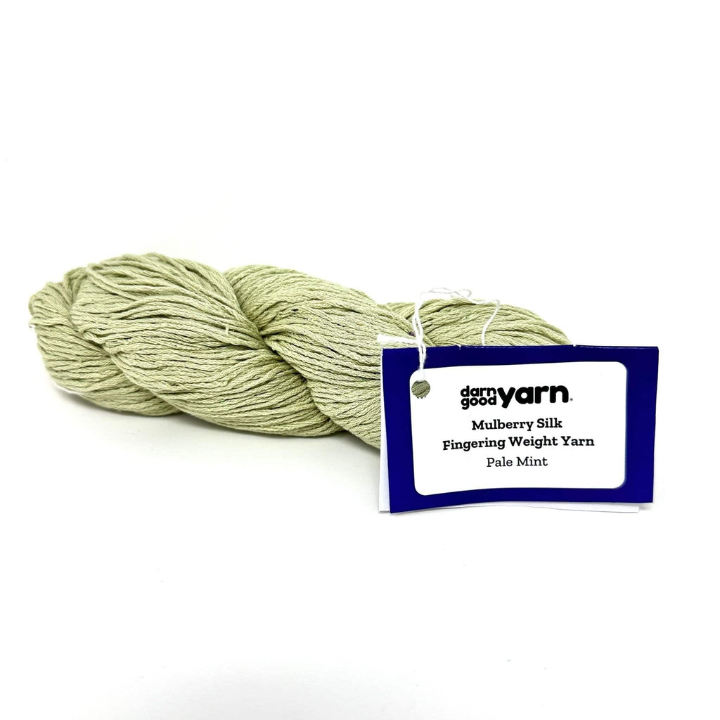 Darn Good Yarn Mulberry Silk Fingering Weight Yarn — main product shot