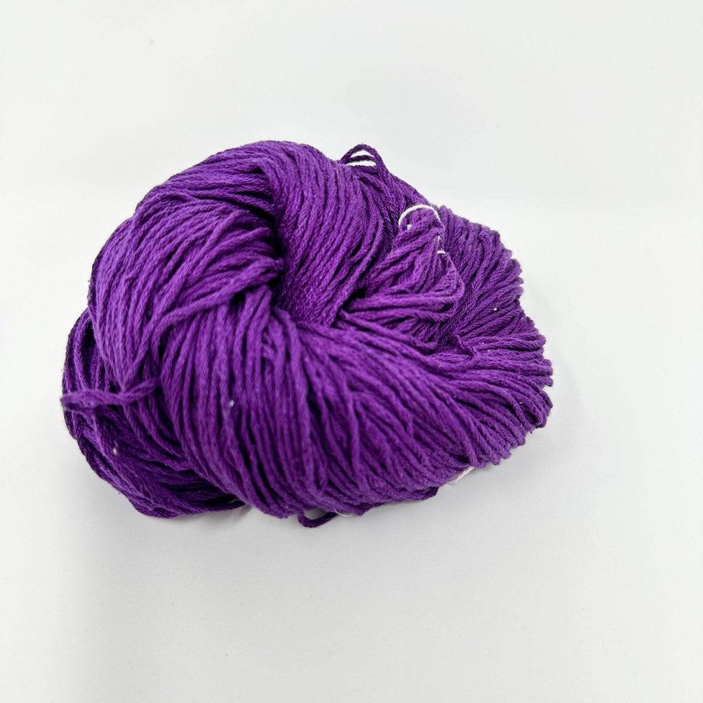 Darn Good Yarn Mulberry Silk Fingering Weight Yarn — comparison shot