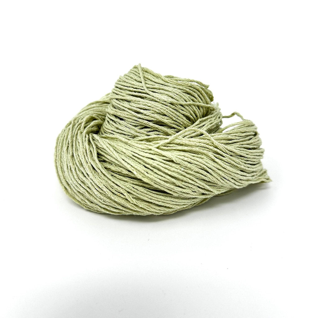 Darn Good Yarn Mulberry Silk Fingering Weight Yarn — product on model