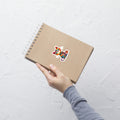 Darn Good Yarn “Yarn Whiskers” Vinyl Sticker – Designed by Nicole Snow — construction detail