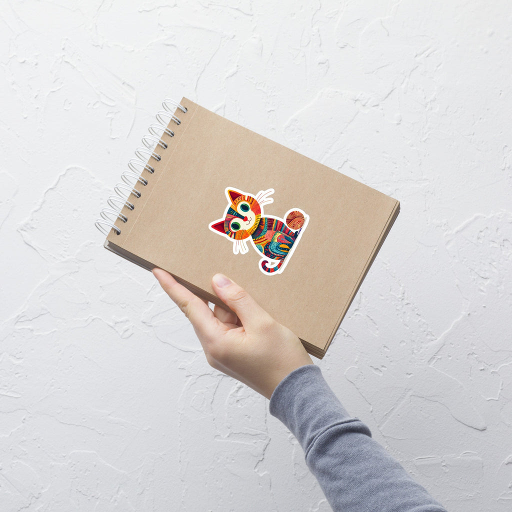 Darn Good Yarn “Yarn Whiskers” Vinyl Sticker – Designed by Nicole Snow — product category context