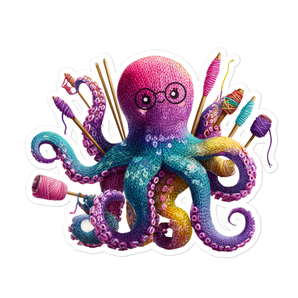 Darn Good Yarn Yarnctopus Sticker – Bubble-Free Sticker for Makers, Crafters & Yarn Addicts — product category context