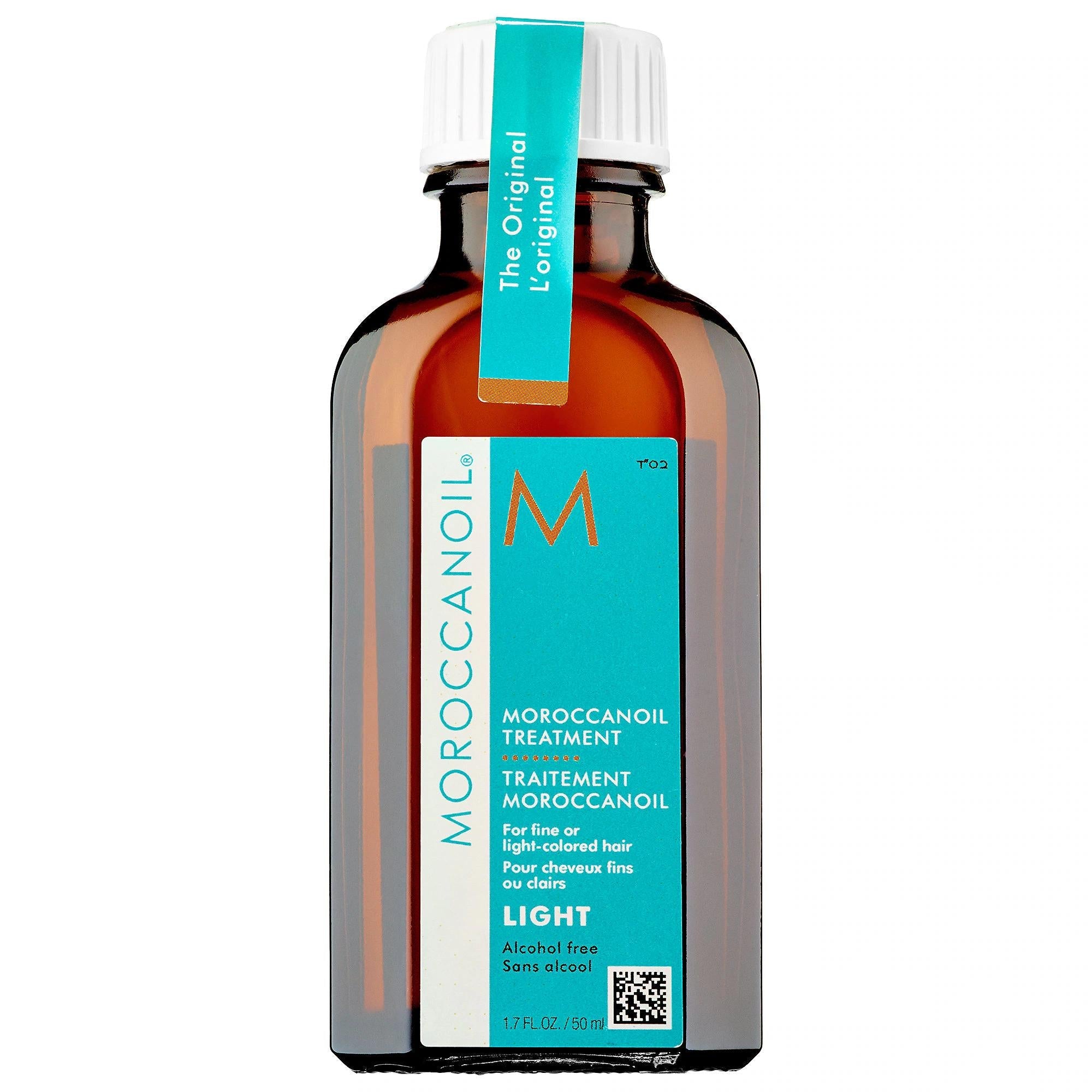 Moroccanoil Moroccanoil Treatment Light Hair Oil for Fine Hair - Lightweight Argan Oil Infused Treatment for Smooth, Shiny Hair