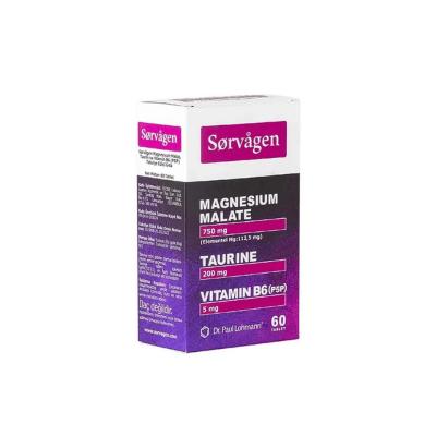 Sorvagen Magnesium Malate - Taurine & B6 | 60 Tablets