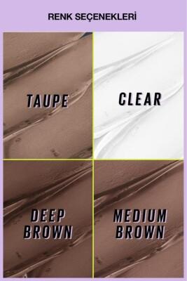 Maybelline Super Lock Deep Brown Brow Glue: Long-Lasting Eyebrow Mascara for Sculpted, Fuller Brows - Dark Brown Eyebrow Fixative & Setting Gel