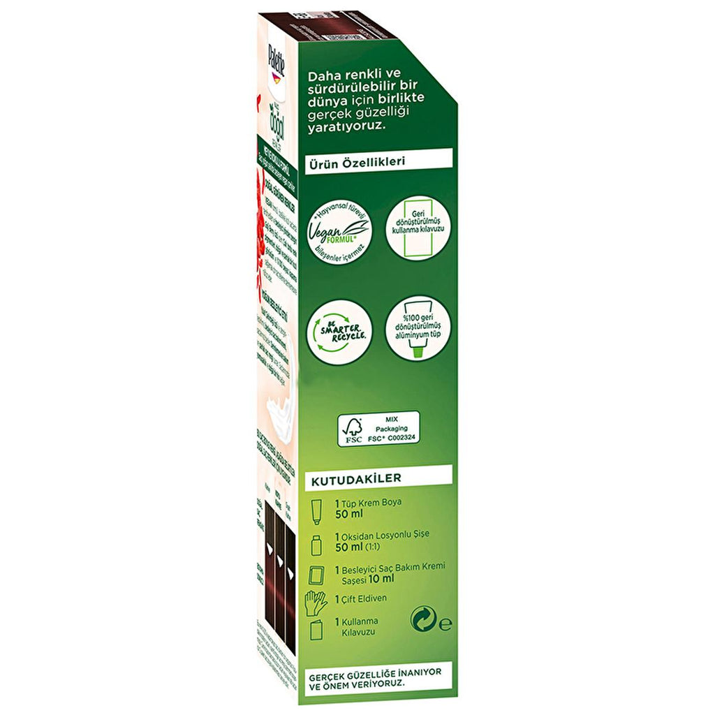 Palette Natural Hair Dye - Red Chocolate (3-68) - Long-Lasting Color with Natural Ingredients