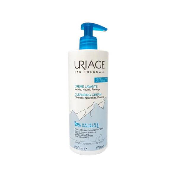 Uriage Gentle Cleansing Cream with Thermal Spring Water & Nourishing Milk - 16.91 fl oz, Paraben-Free & Moisturizing