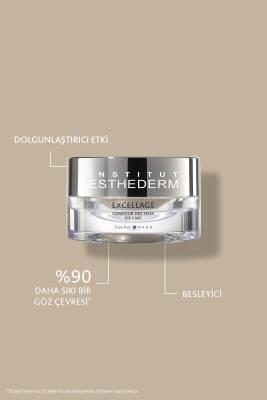 Esthederm Excellage Eye Care Cream - Nourishing Eye Cream Rich in Omega 3-6-9