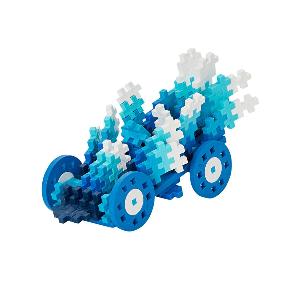 Plus Plus Construction Toy, Creative Building Blocks Set with 200 Pieces - Reusable and Travel-Friendly