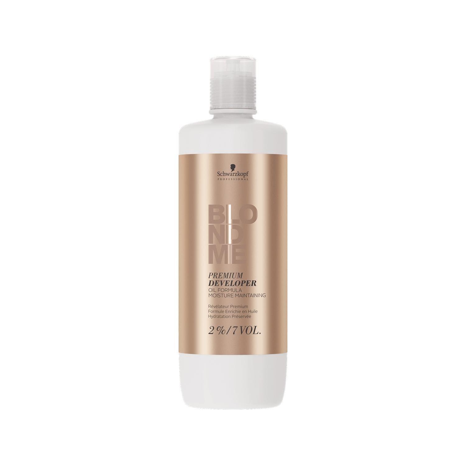Schwarzkopf Blondme Oksidan 7 Volume 1000 ml - Professional Hair Bleach Oxidant for Salon-Quality Results