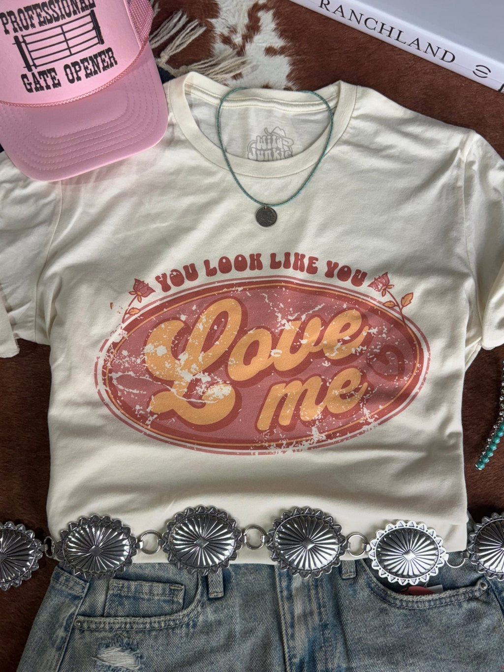 Wild Junkie You Look Like You Love Me Graphic Tee — main product shot
