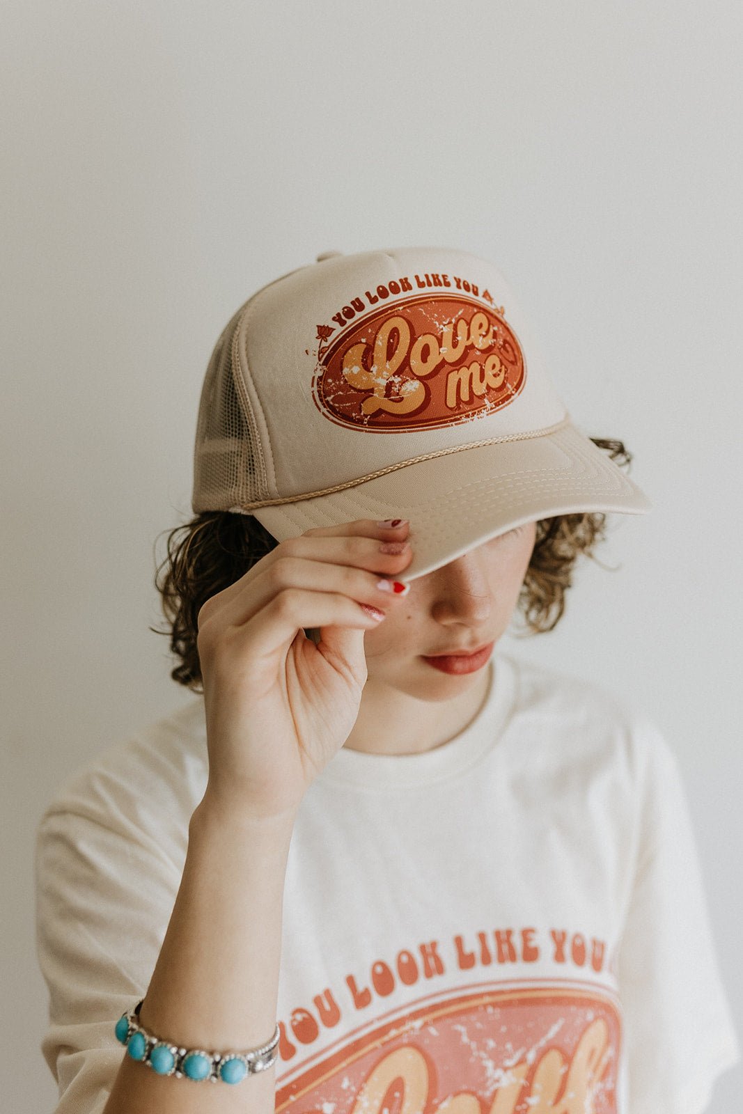 Wild Junkie You Look Like You Love Me Trucker Hat — main product shot