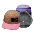 Youth Tahoe Baseball Hat — Cork Pink / Gray