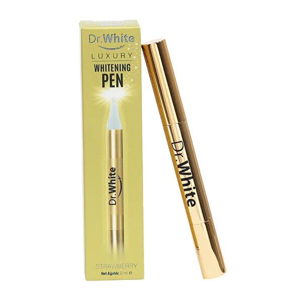 Dr. White Teeth Whitening Pen, Peroxide-Free, Effective Stain Removal - 2ml