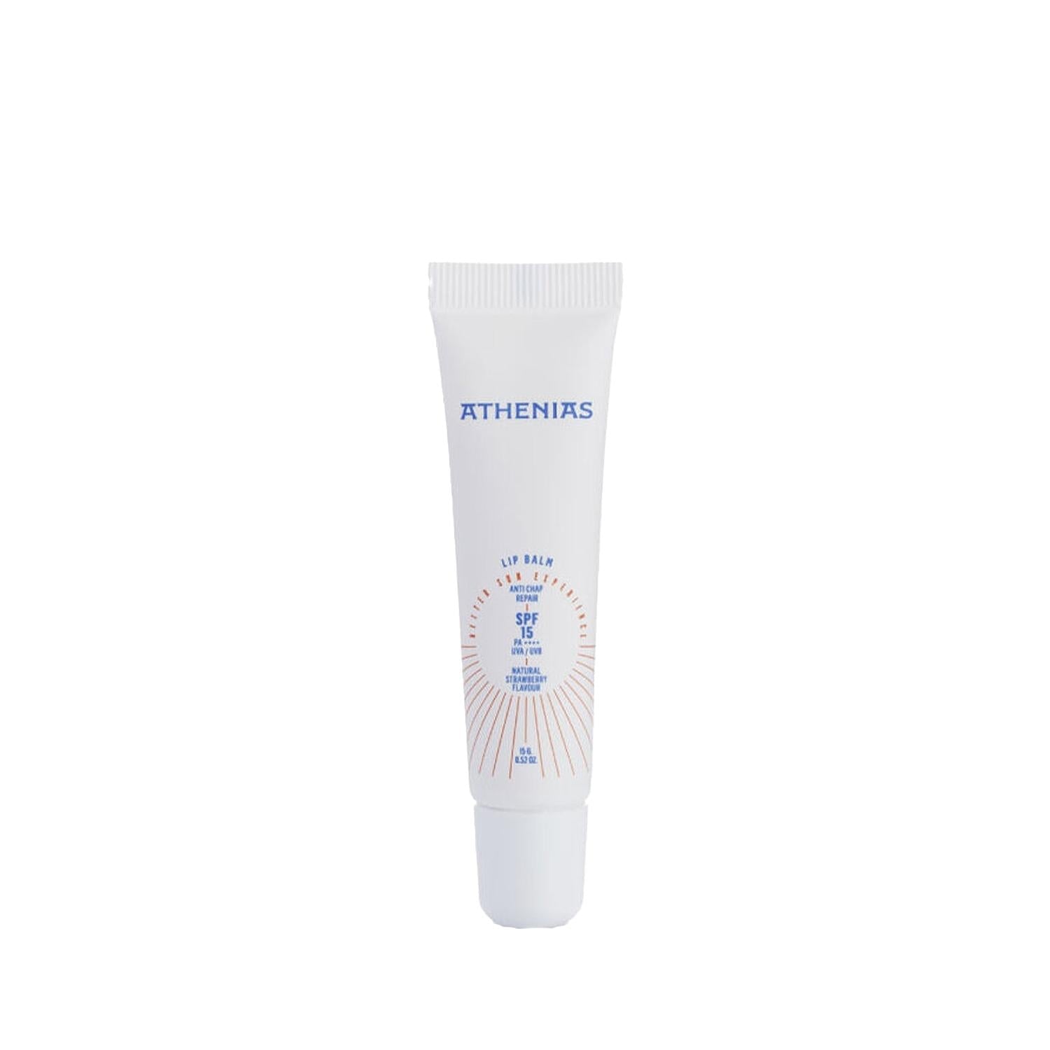 Athenias Lip Balm SPF15 - Moisturizing & Protective Lip Care with SPF15 Sun Protection