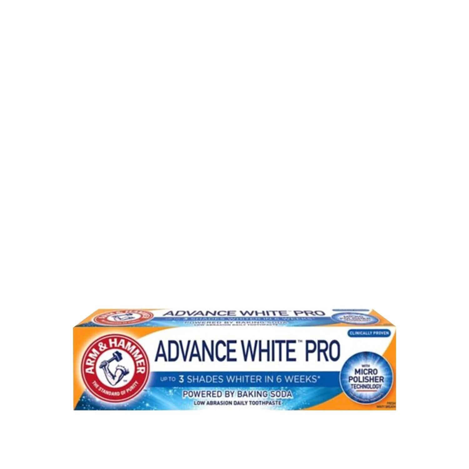 Arm & Hammer Advanced White Pro Toothpaste 75ml - Whitening Oral Care for a Brighter Smile