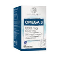 Naturalnest Omega 3 1200mg - Omega 3 Fish Oil Softgel Capsules | 60ct