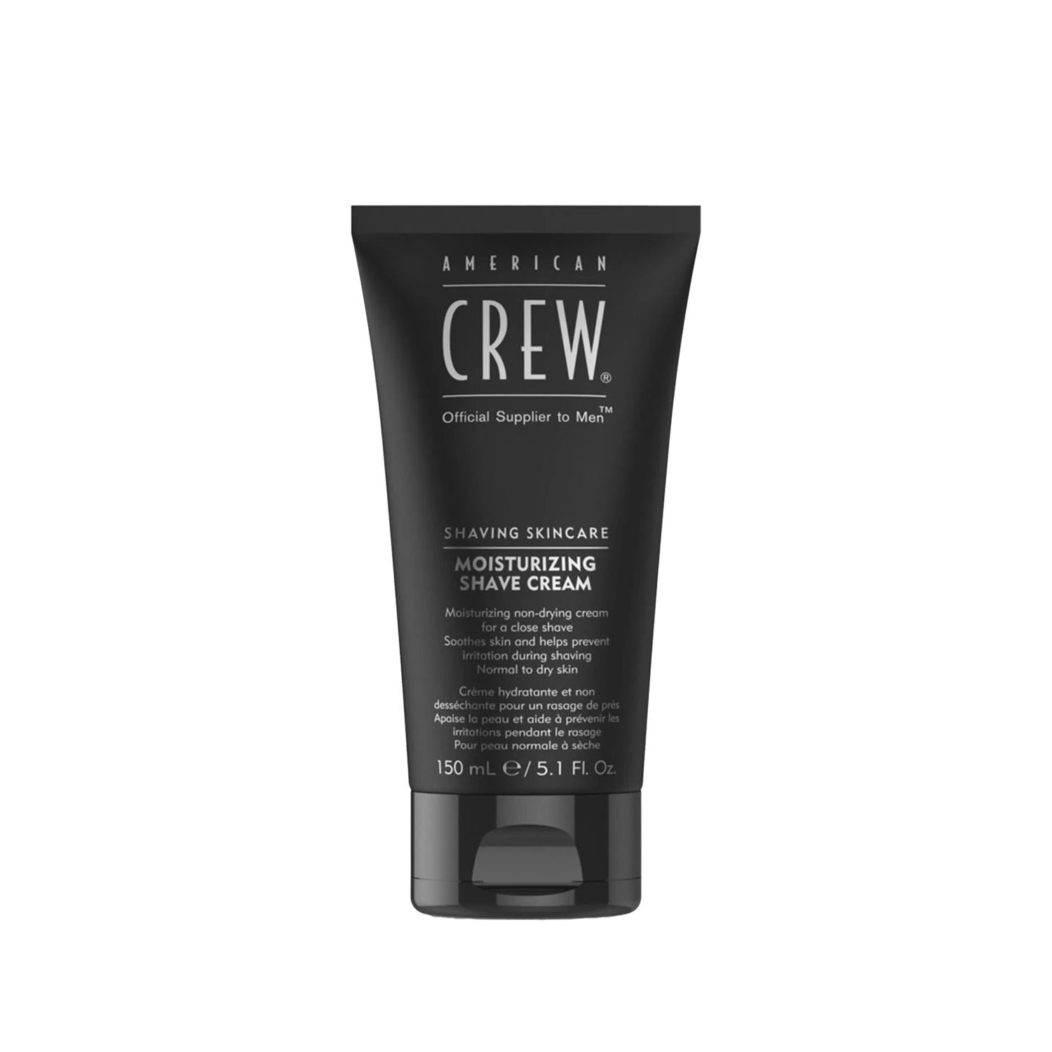 American Crew Moisturizing Shave Cream 150ml - Men's Grooming Essentials for Sensitive Skin