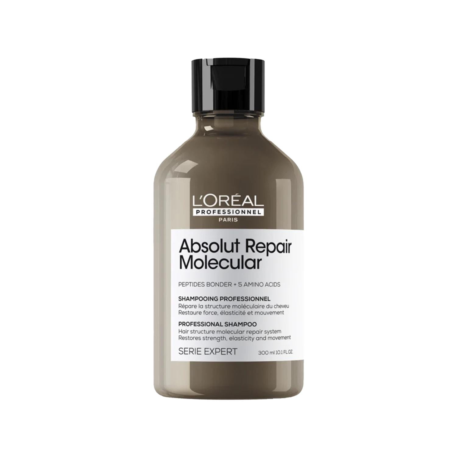 Loreal Professionnel Paris Serie Expert Absolut Repair Molecular Hair Repair Shampoo for Damaged Hair - 300ml