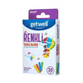 Getwell Colorful Wound Bandages 20-Pack - Breathable Wound Care Bandages for Minor Cuts