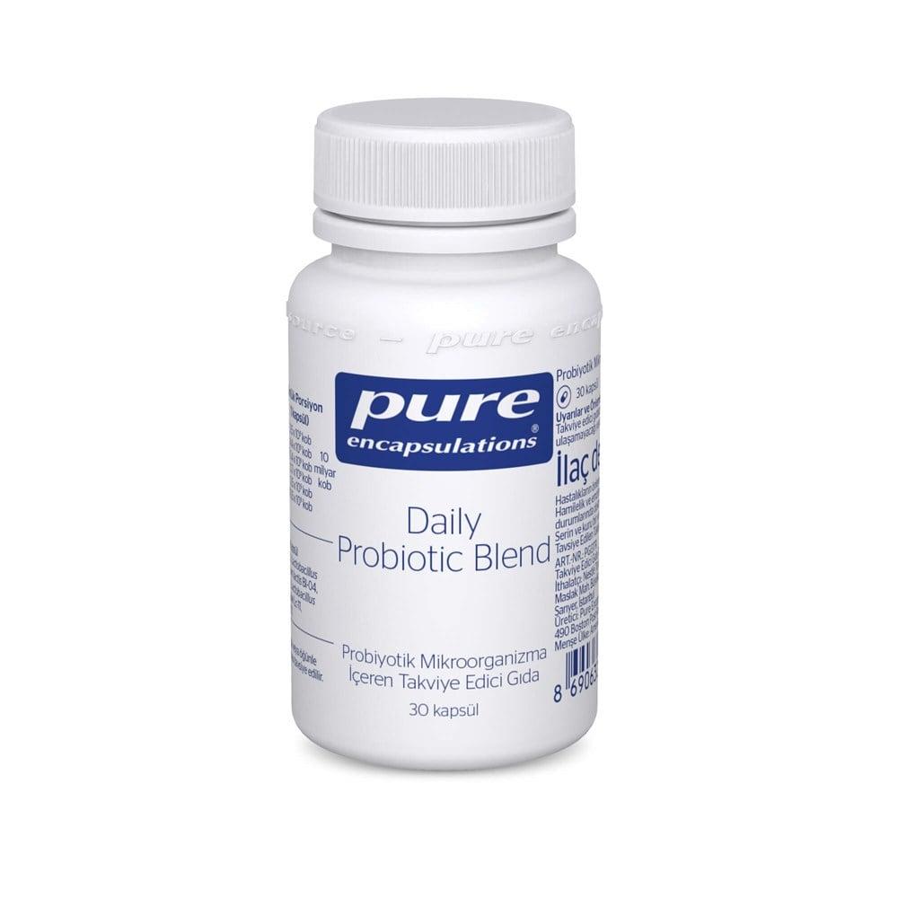Pure Daily Probiotic Supplement - 30 Vegan Probiotic Capsules for Digestive Health & Immune System Support