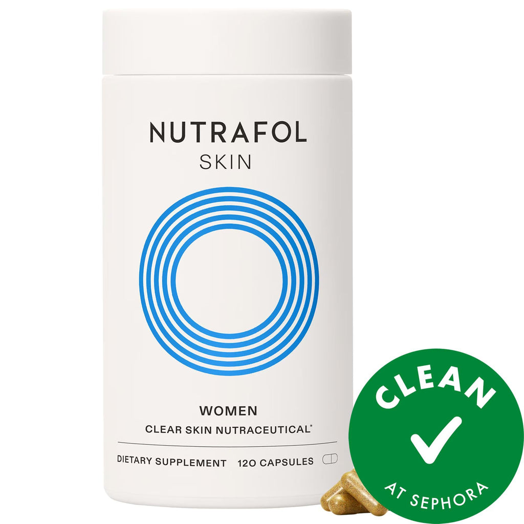 Clear Skin Physician-formulated Vegan Acne Supplement for Women - Targets Root Causes of Breakouts, Non-GMO & Clinically Tested