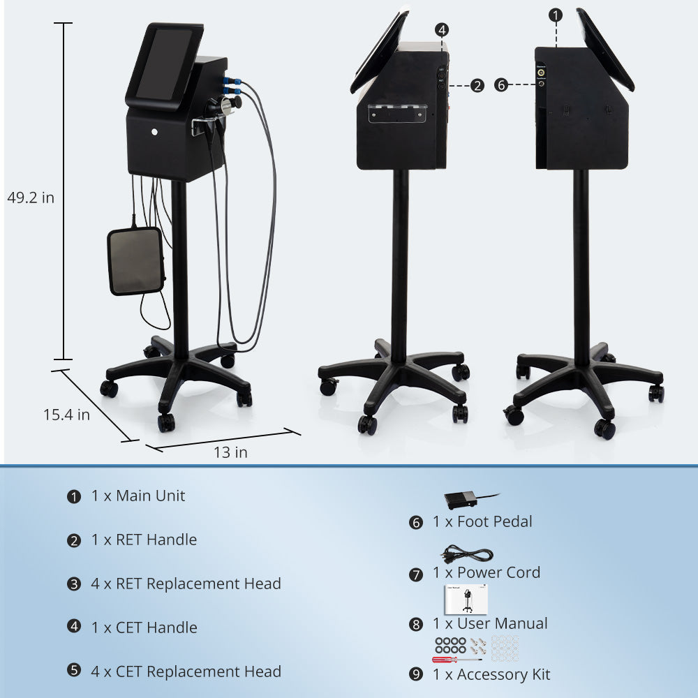 Shape Tactics Pro CET RET Monopolar RF Therapy System – Cavitation Machines, view 9