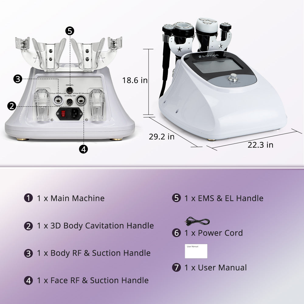 Shape Tactics 4-in-1 3D Cavitation RF System – Cavitation Machines, view 9