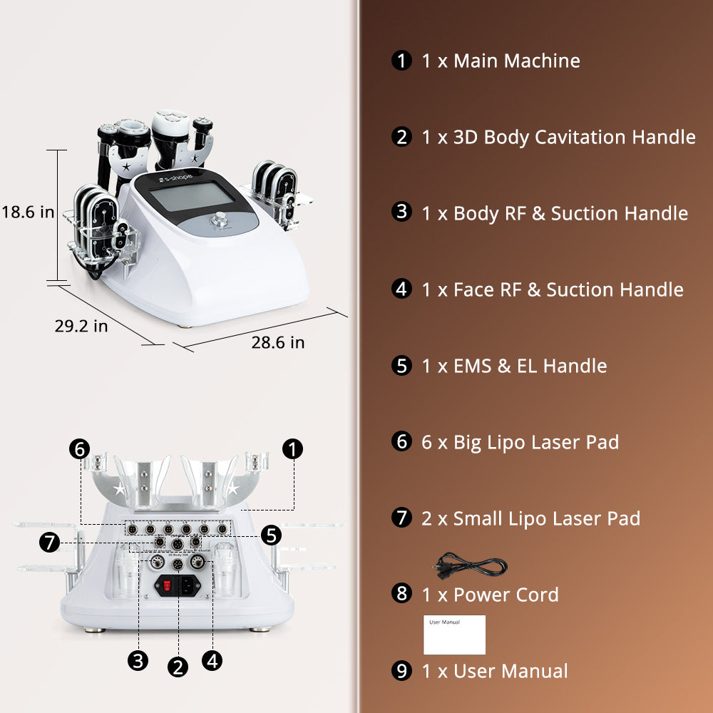 Shape Tactics S-Shape 160mW Laser Lipo Cavitation System – Cavitation Machines, view 10