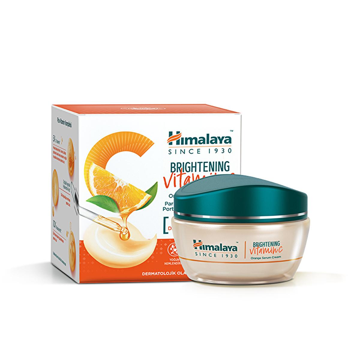 Himalaya Vitamin C Face Cream with Serum - Hydrating, Brightening, Natural Skincare for All Skin Types