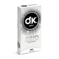 Okey Zero Condoms - Thin Design for Enhanced Sensitivity and Intimacy, Pack of 10