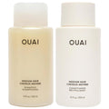 OUAI Shampoo and Conditioner Set for Medium Hair: Hydrating, Frizz Control, Sulfate-Free, and Adds Shine